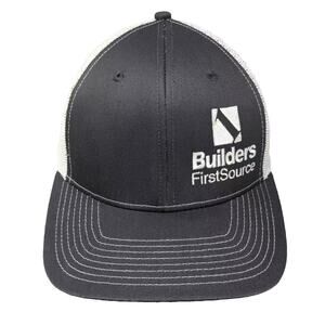 Ivory Headwear Builders FirstSource Trucker Hat Gray OS Snapback Adjustable